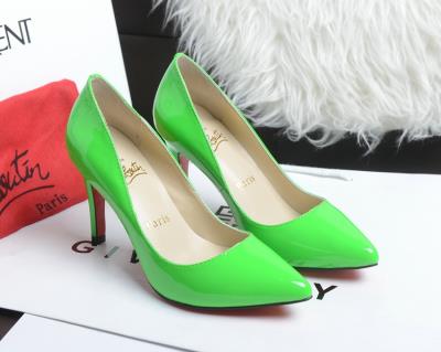 Cheap Christian Louboutin Women high heels candy color wholesale No. 132